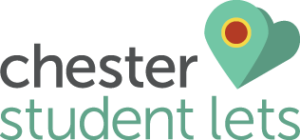 Chester Student Lets Logo in green and grey