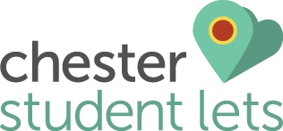 Chester Student Lets Logo in green and grey